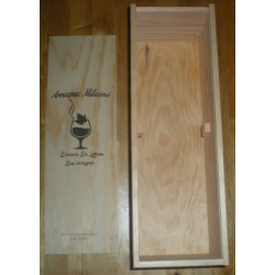 Coffret Bois en pin pour Basquaise Armagnac 50cl-70cl-150cl
